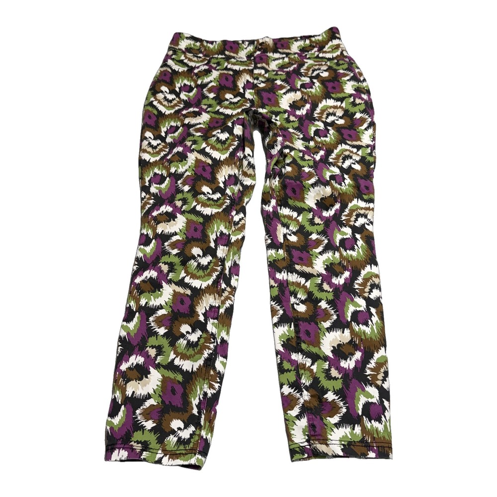 Terra Sky Plus Size 14W Ikat Print Stretch Pants